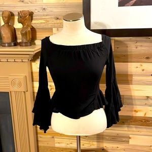 Medium black Polly & Esther boho shirt